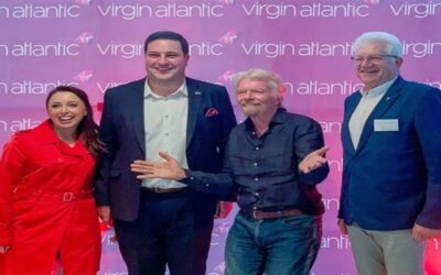 Richard Branson used a visit to Cape Town to announce the return of direct Virgin flights