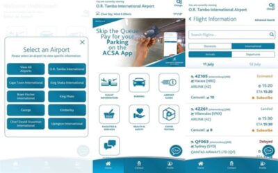 SA’s airports company has a new app to tell you if your flight is on time – how much parking costs