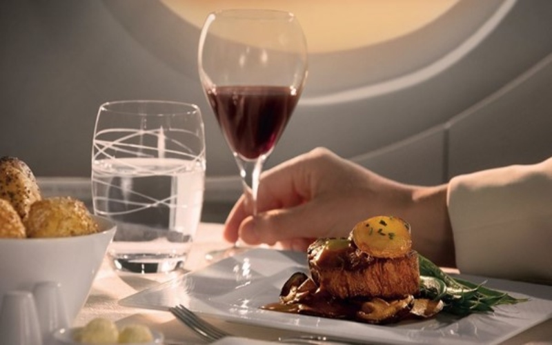 How to enjoy wine during your flight (not just drink it)
