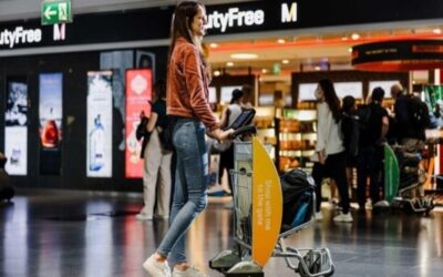 Munich airport trials smart baggage trolleys
