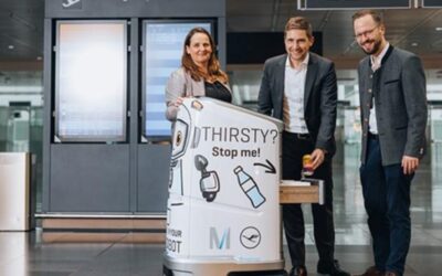 Autonomous robot now selling drinks and snacks at Munich Airport creating “added value for the passenger travel experience”